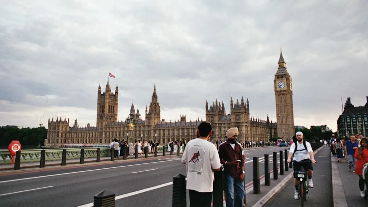 a crowd of people holding flags and taking pictures