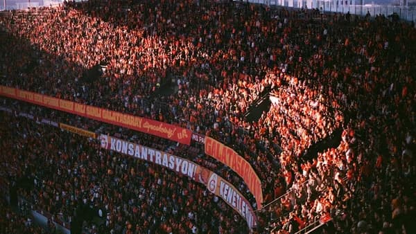A large crowd of people in a stadium