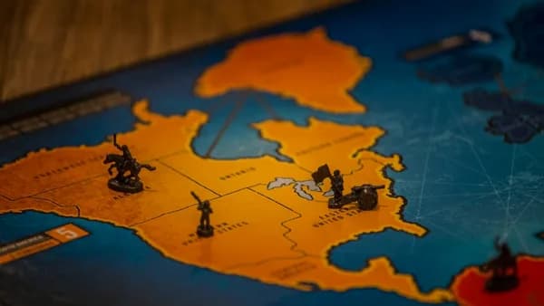 a close up of a board game on a table
