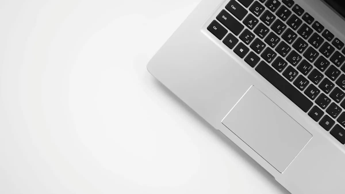 MacBook Pro on white surface