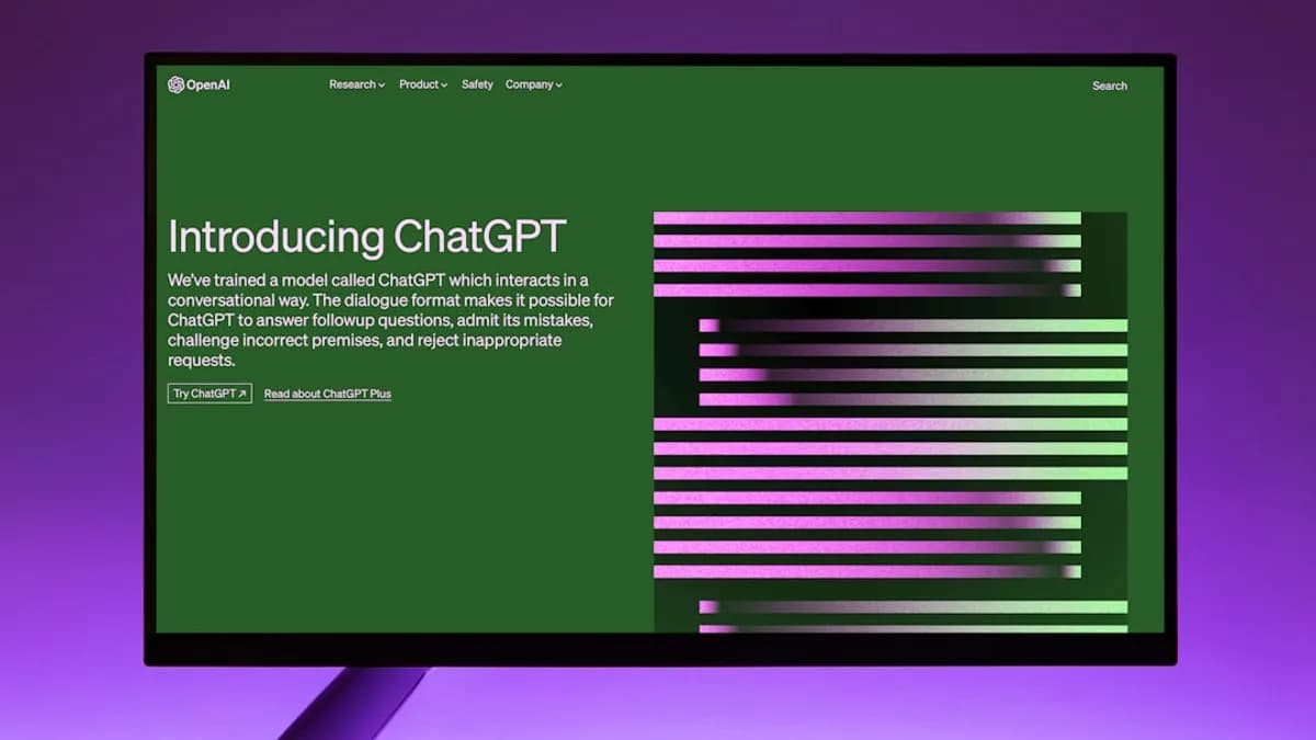 a computer screen with a purple and green background