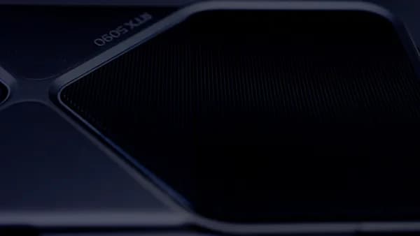 A close-up of an rtx 3090 graphics card.