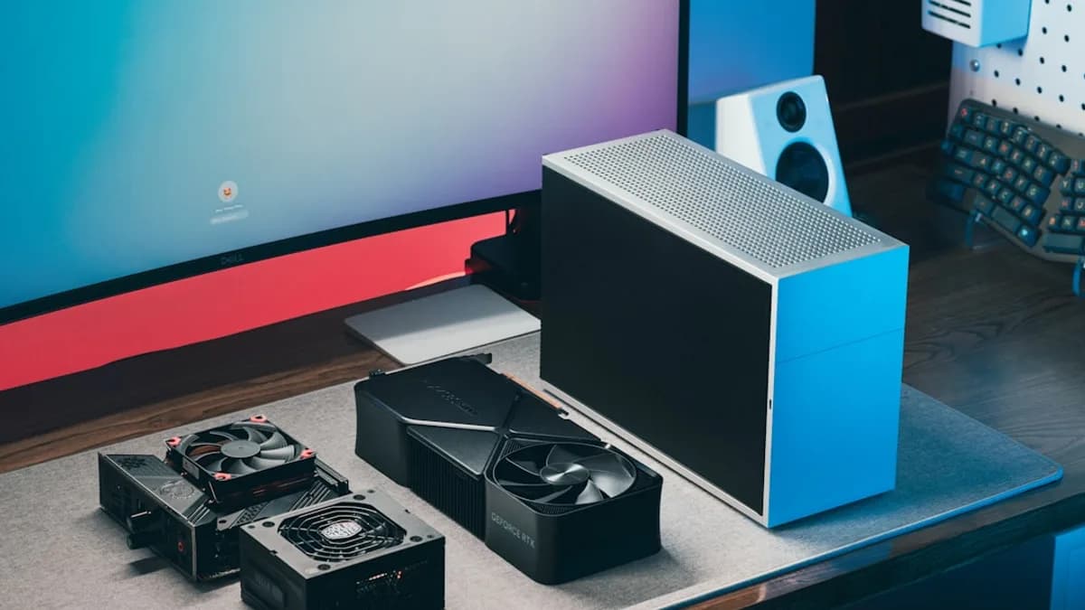 A flat screen TV sitting on top of a table