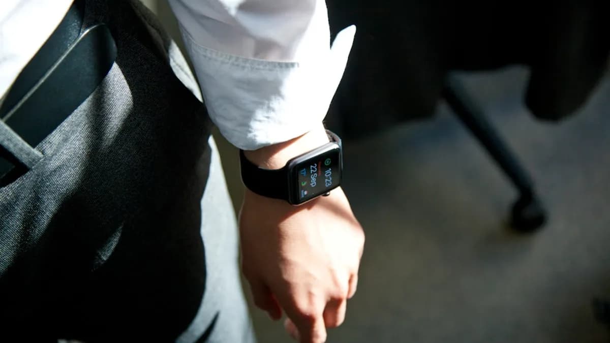 Apple Watch on person's wrist