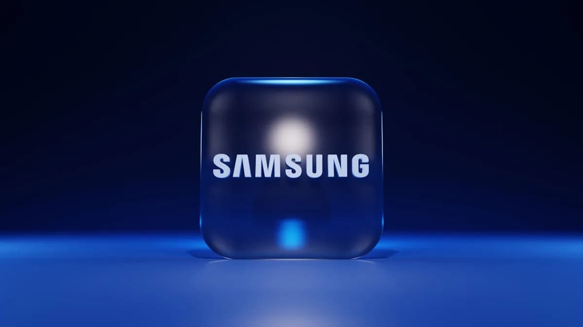 a blue cube with a white logo